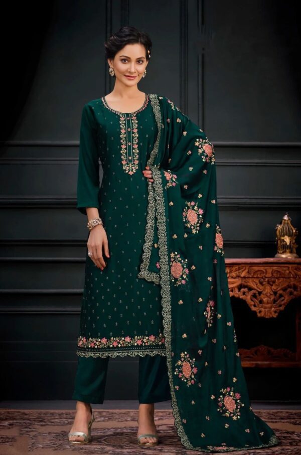 Salwar Material Online | Designer Georgette Embroidered Salwar Material
