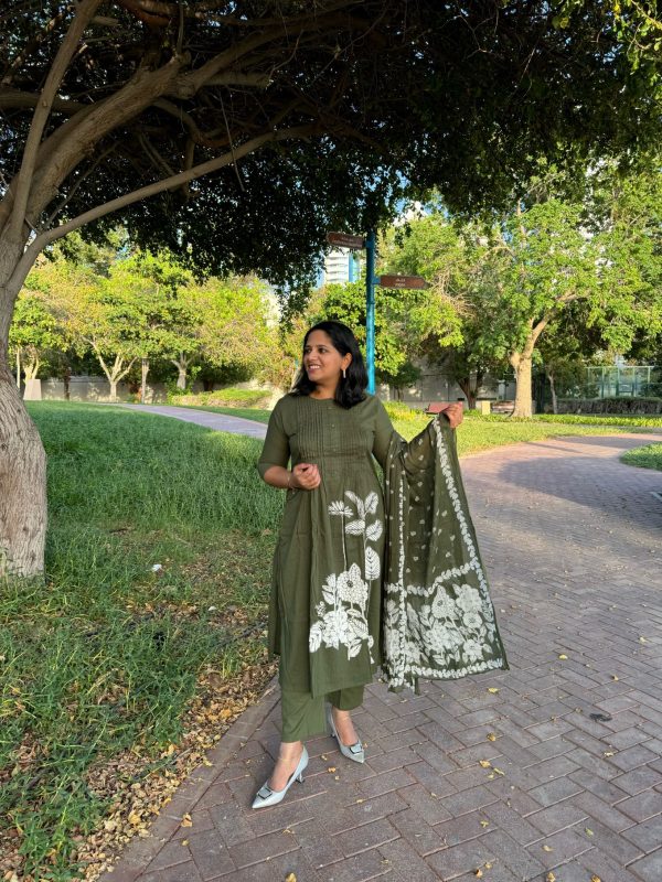 Triv Cotton Salwar Set, 3pcs