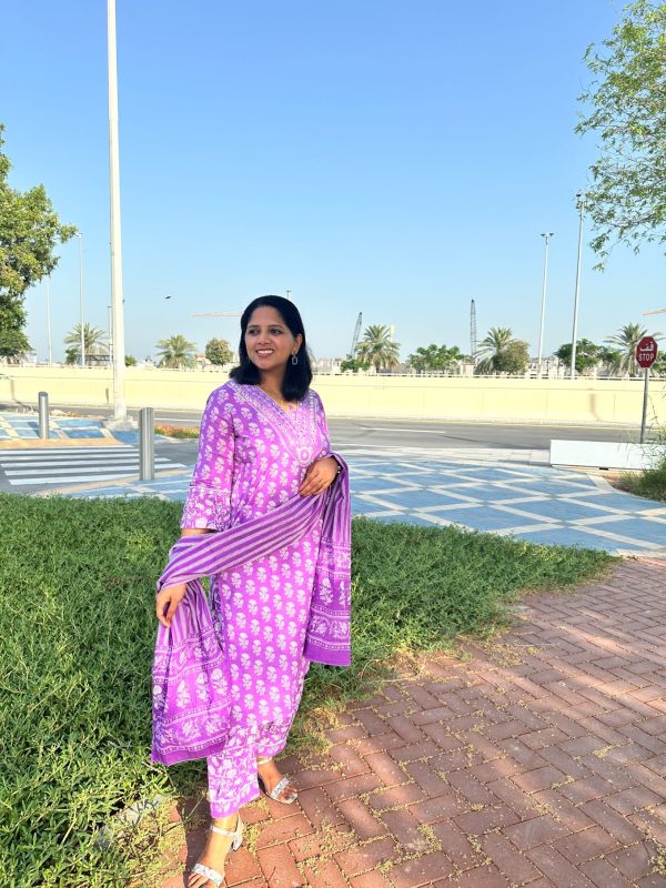 Saan Cotton Salwar, 3pcs set | Indian Dress Online Dubai | Online Clothing Stores Dubai