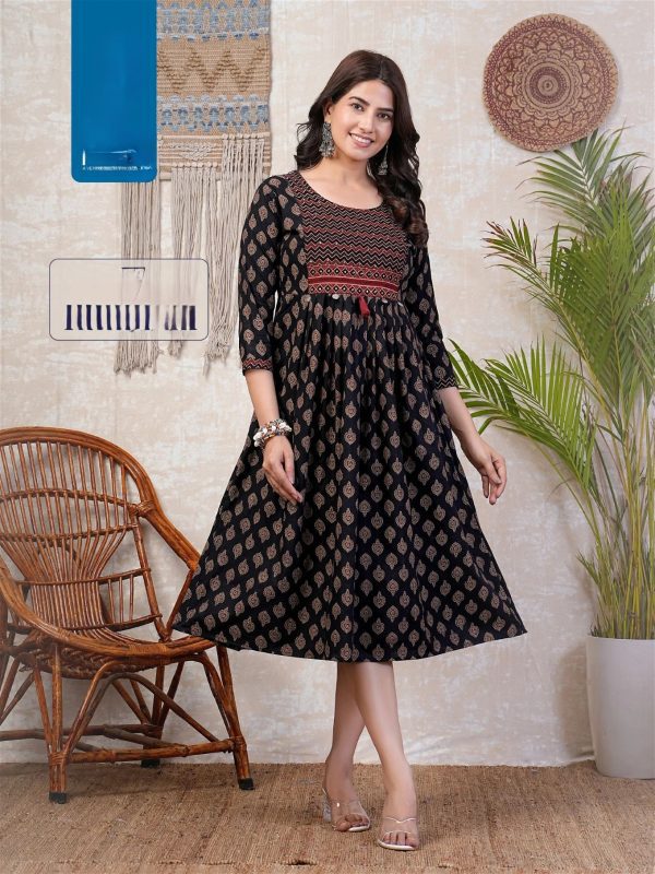 Kay Dhabu Gamthi Print Kurti | Ethnic Wear For Women | Indian Ethnic Wear