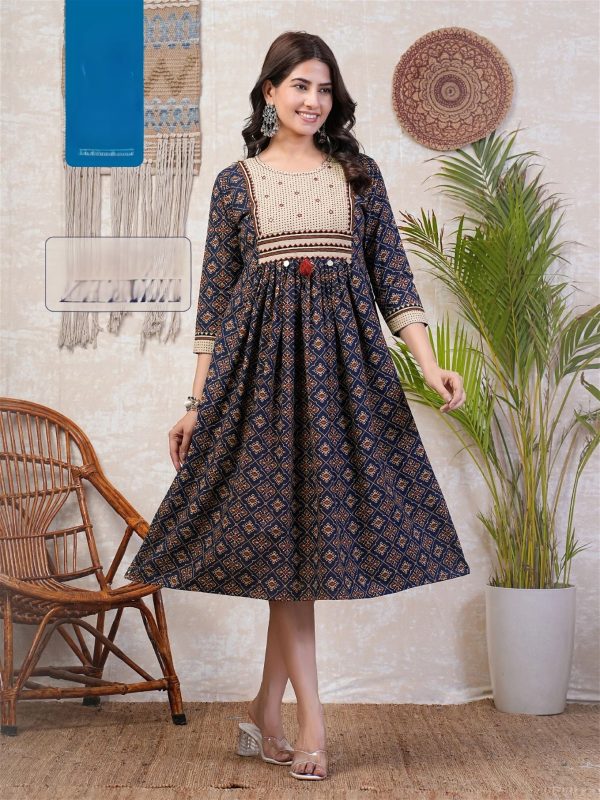 Kaya Kurti Blue | Ethnic Wear For Women | Indian Ethnic Wear