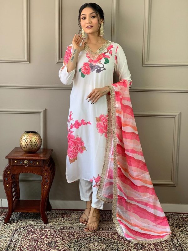 Muslin White | Ethnic Wear For Women | Indian Ethnic Wear