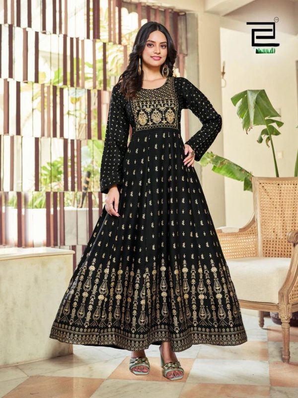 Anaya Rayon Anarkali Kurti