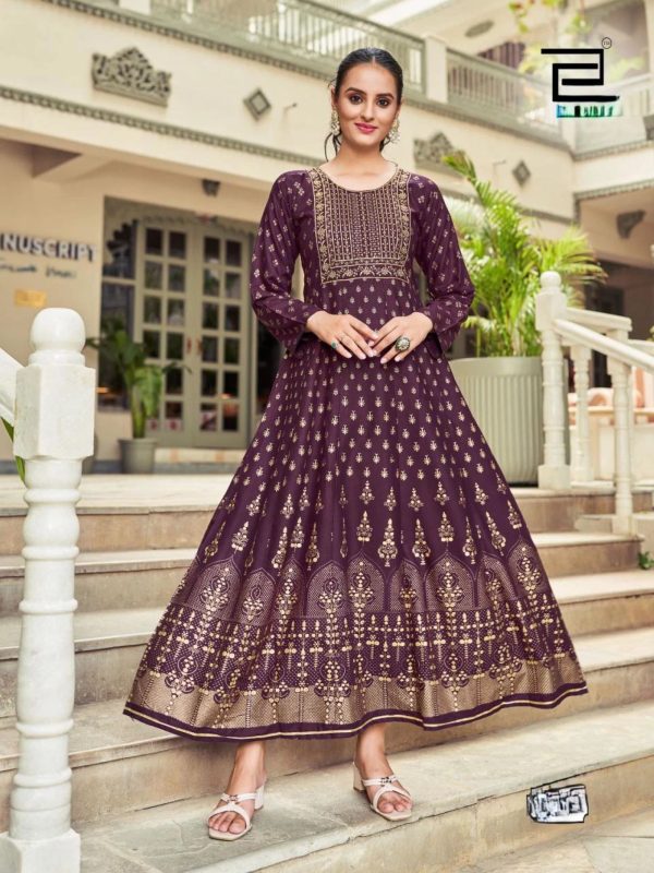 Anaya Rayon Anarkali Kurti