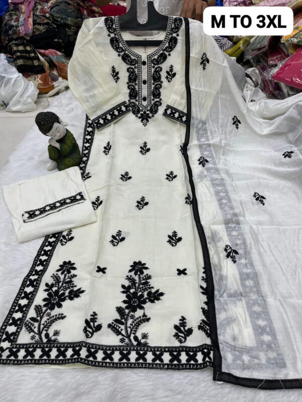 Cotton silk salwar set