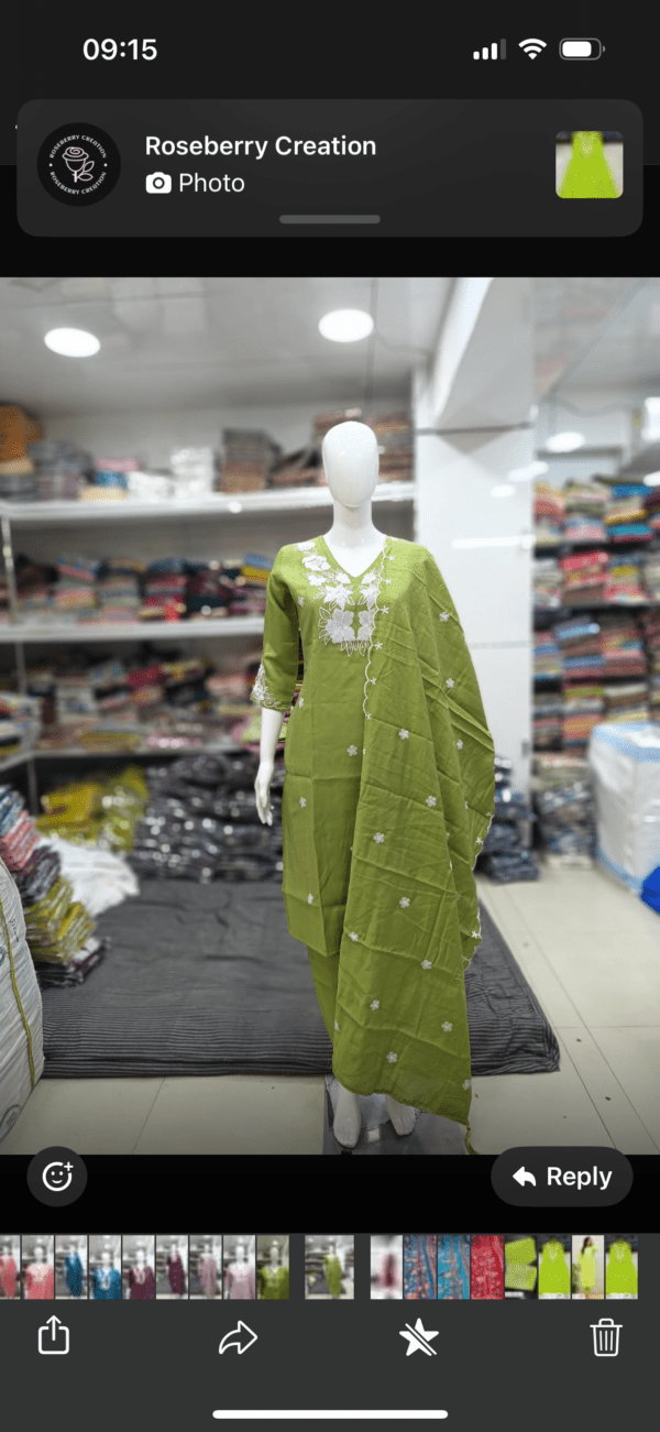 olive green roman silk set