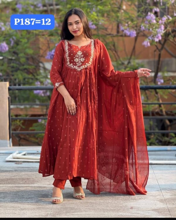 Cotton 3pcs set brown